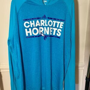 ❌SOLD‼️❌ Adidas Charlotte Hornets Teal Blue Hoodie Size XL